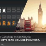 Produsele Canon de la F64 îți pot aduce un city break în Europa F64 Canon