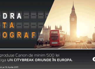 Produsele Canon de la F64 îți pot aduce un city break în Europa F64 Canon